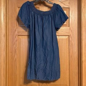 Gap jean dress with pockets 100% lyocell